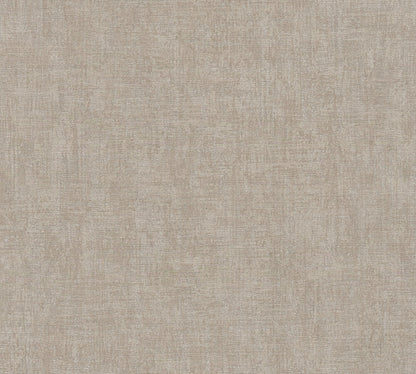 Mustertapete Vintage-Gewebe Taupe - 10,05 m x 0,53 m