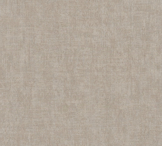 Strukturtapete Vintage-Gewebe Taupe