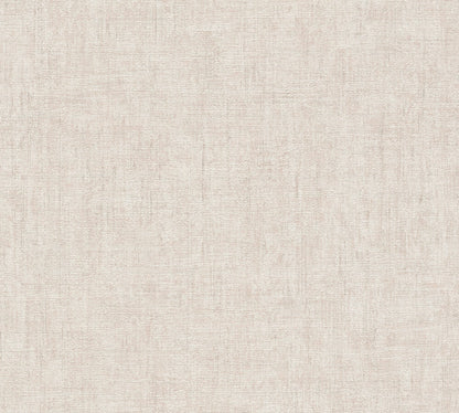 Mustertapete Leinen-Optik Puderrosa - 10,05 m x 0,53 m