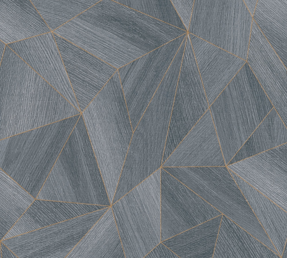 Livingwalls Daniel Hechter 7  Struktur Grau Gold - 10,05 m x 0,53 m