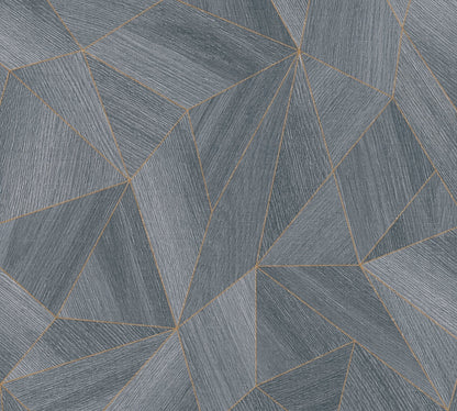 Livingwalls Daniel Hechter 7  Struktur Grau Gold - 10,05 m x 0,53 m