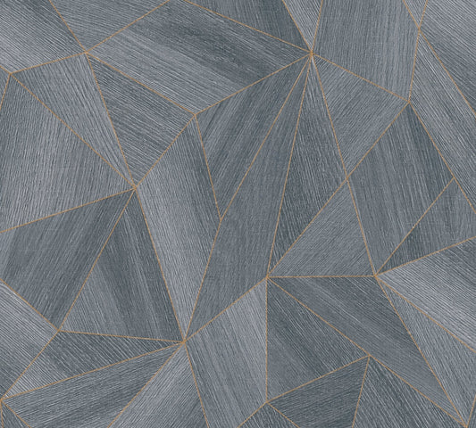 Livingwalls Daniel Hechter 7  Struktur Grau Gold - 10,05 m x 0,53 m