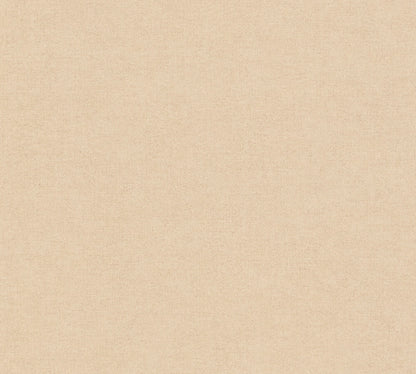 Mustertapete Leinen Sandbeige Klassisch - 10,05 m x 0,53 m