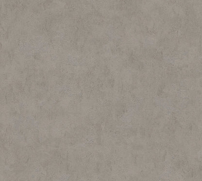 Livingwalls Metropolitan Stories Hot Spots Vliestapete Putzoptik Warmgrau Metallic - 10,05 m x 0,53 m