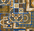 Versace Decoupage Gold Blau - 10,05 m x 0,70 m