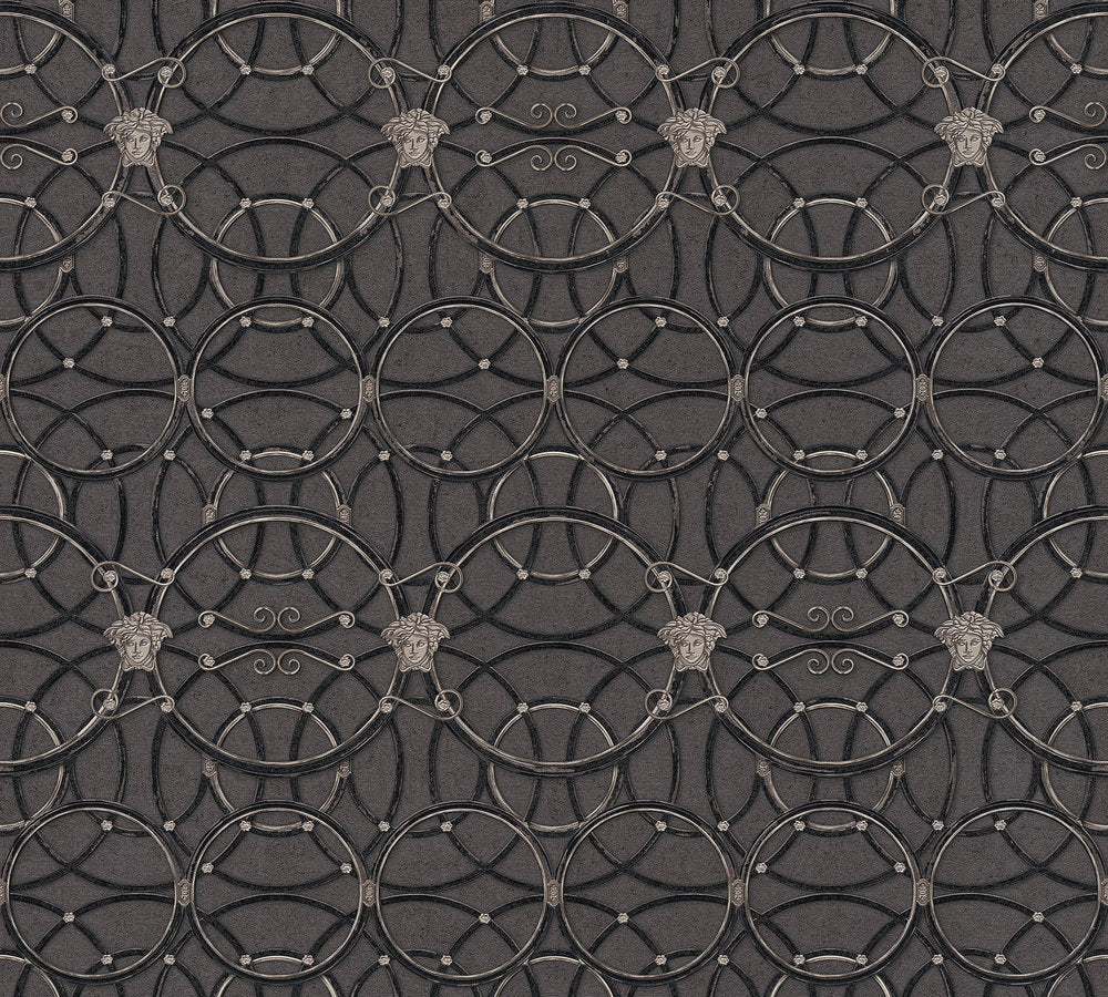 Versace La Scala del Palazzo Silber Schwarz - 10,05 m x 0,70 m