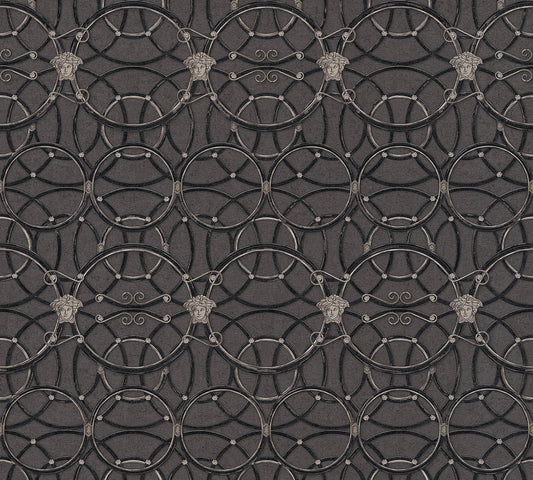 Versace La Scala del Palazzo Silber Schwarz - 10,05 m x 0,70 m