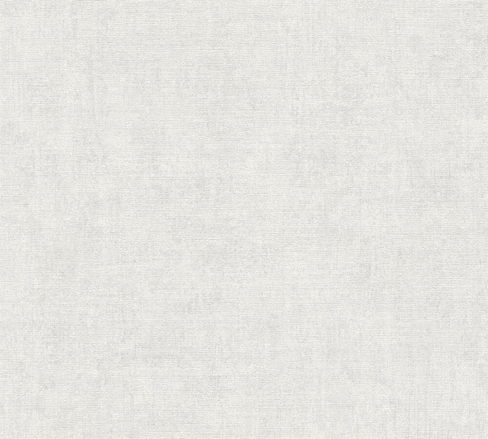 Mustertapete Vintage-Gewebe Weiß - 10,05 m x 0,53 m