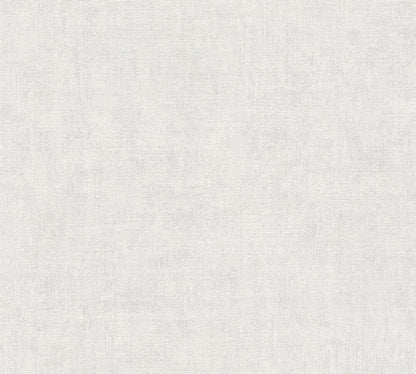 Mustertapete Vintage-Gewebe Weiß - 10,05 m x 0,53 m