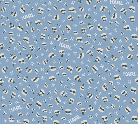Karl Lagerfeld Ikonik Blau - 10,05 m x 0,53 m