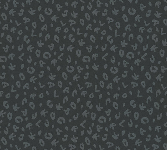 Karl Lagerfeld Leopard Grau - 10,05 m x 0,53 m