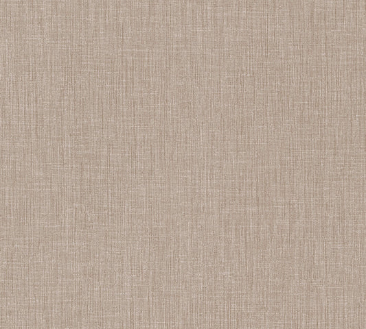 Strukturtapete Leinen Mauve Klassisch