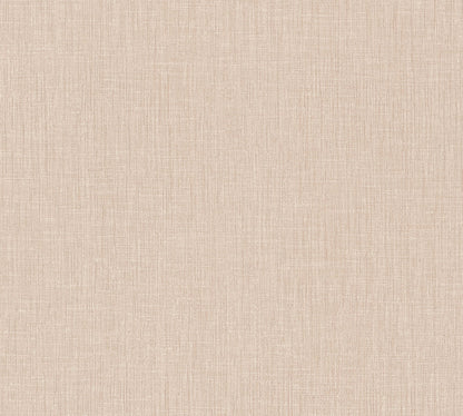 Mustertapete Leinen Rosabeige Klassisch - 10,05 m x 0,53 m