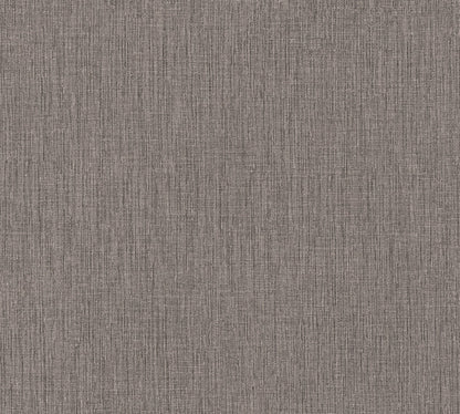 Mustertapete Leinen Anthrazit Elegant - 10,05 m x 0,53 m