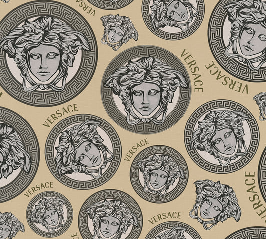Versace  Beige Silber - 10,05 m x 0,70 m