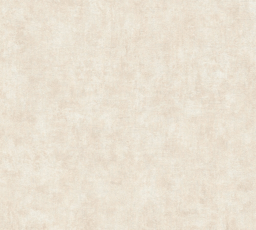 Mustertapete Verputzoptik Creme - 10,05 m x 0,53 m