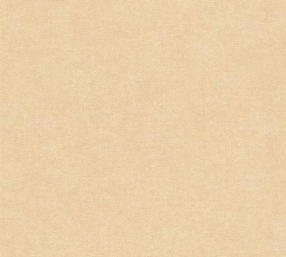 Mustertapete Leinen Apricot Hell - 10,05 m x 0,53 m