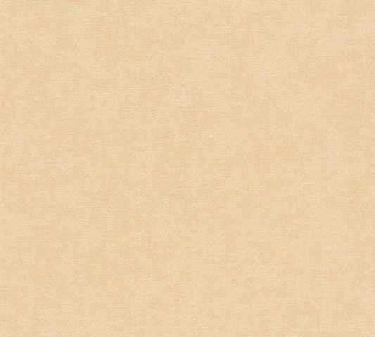 Strukturtapete Leinen Apricot Hell