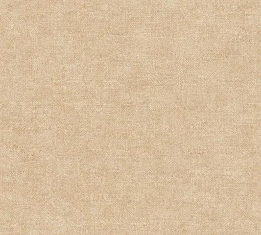 Strukturtapete Leinen Beige Klassisch
