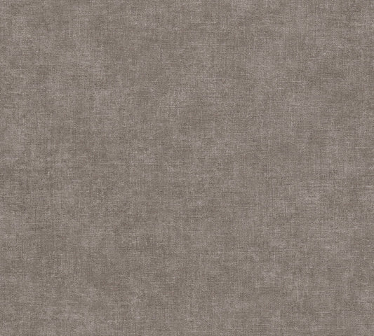 Strukturtapete Leinen Taupe Elegant