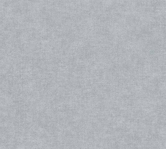 Strukturtapete Leinen Himmelblau
