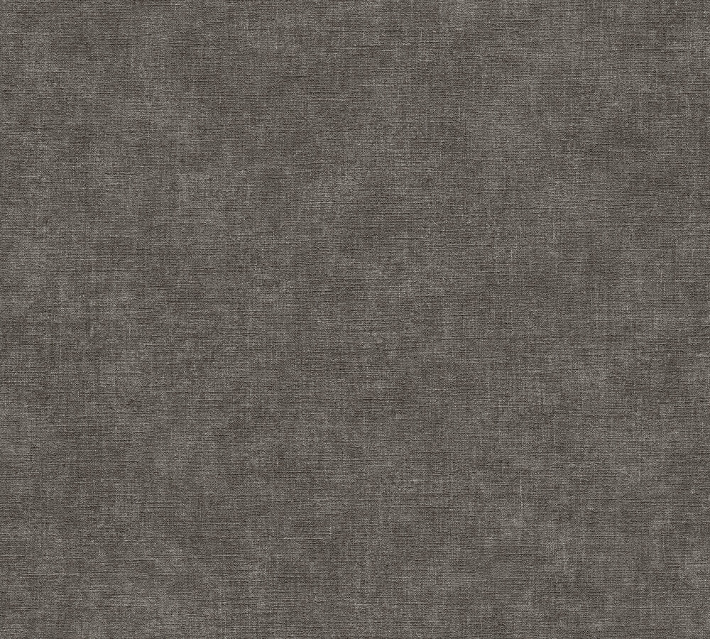 Mustertapete Leinen Schiefer Dunkel - 10,05 m x 0,53 m
