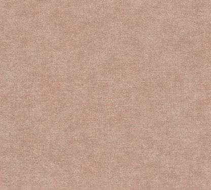 Mustertapete Leinen Rosé Sanft - 10,05 m x 0,53 m