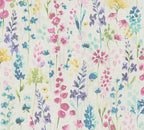 Mustertapete Aquarell-Wiese Bunt - 10,05 m x 0,53 m