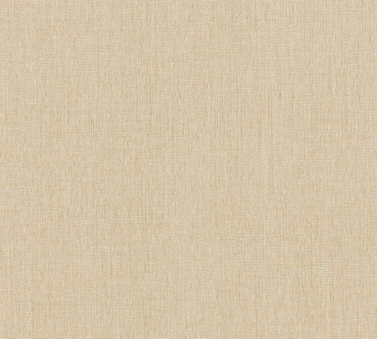 Strukturtapete Leinen Hellbeige Klassisch