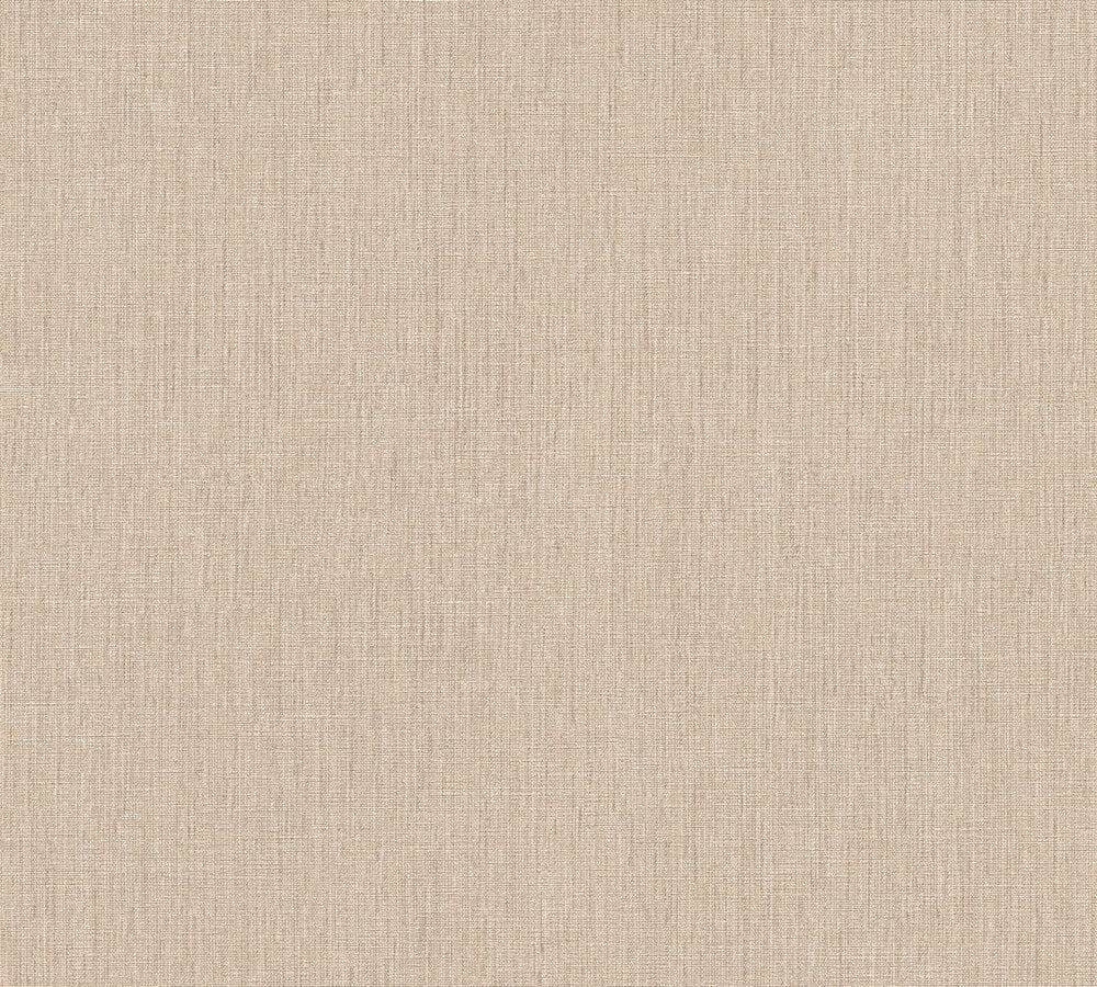Mustertapete Leinen Greige Elegant - 10,05 m x 0,53 m