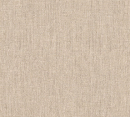 Mustertapete Leinen Greige Elegant - 10,05 m x 0,53 m