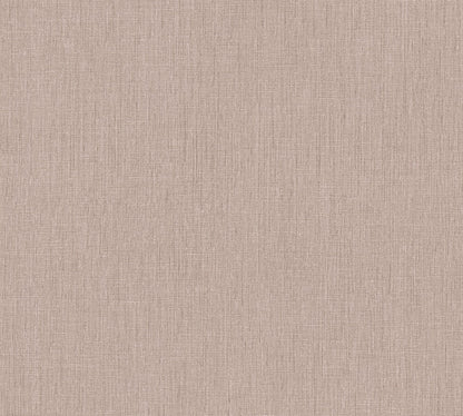 Mustertapete Leinen Mauve Elegant - 10,05 m x 0,53 m