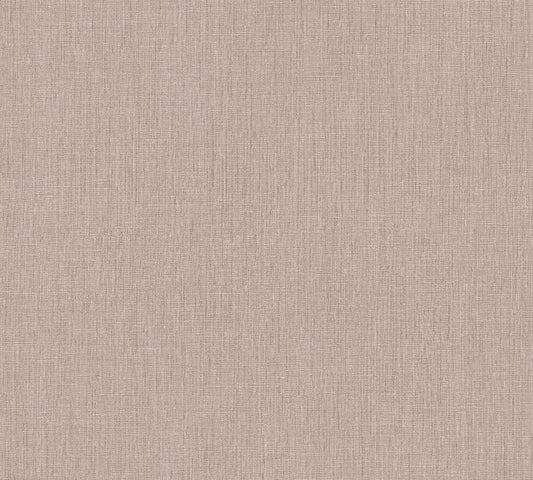 Strukturtapete Leinen Mauve Elegant