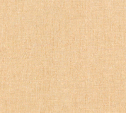 Mustertapete Leinen Apricot Sanft - 10,05 m x 0,53 m