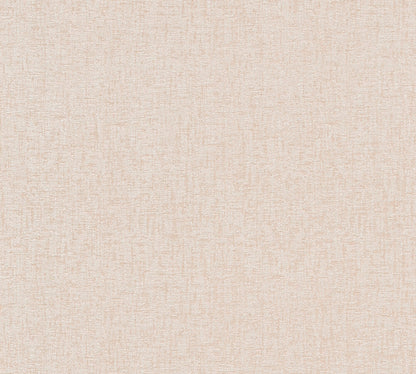 Mustertapete Leinenoptik Rosébeige - 10,05 m x 0,53 m