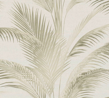 Livingwalls Michalsky 6  Pflanzen Creme Grün - 10,05 m x 0,53 m