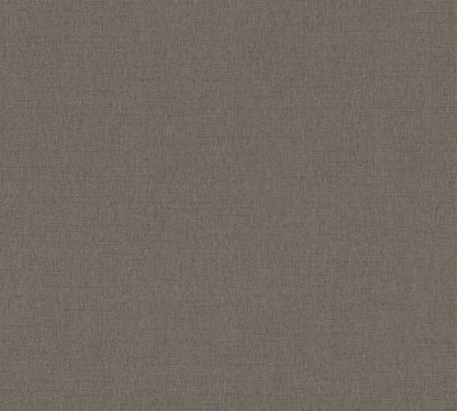 Mustertapete Leinenoptik Taupe Warm - 10,05 m x 0,53 m