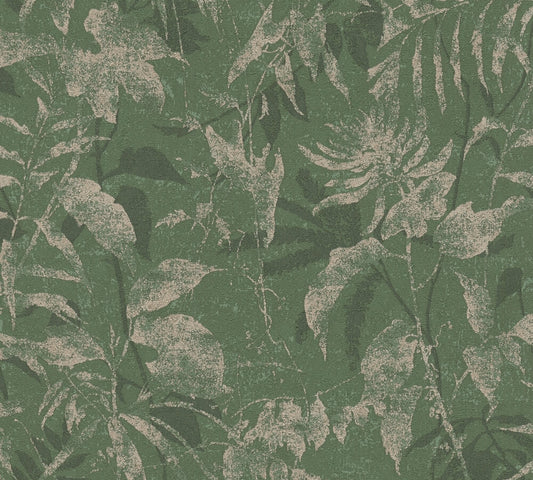 Livingwalls Metropolitan Stories Hot Spots Leon - Cloud Forest Dschungel Grün - 10,05 m x 0,53 m