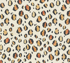 Mustertapete Leopardenmuster Beige Schwarz - 10,05 m x 0,53 m