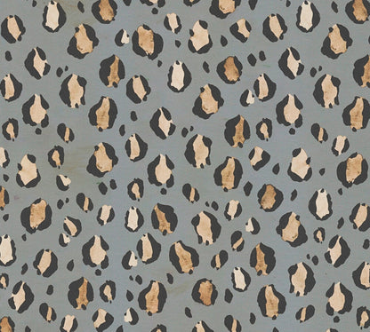 Livingwalls Anna D'Andrea  Leopardenmuster Grau - 10,05 m x 0,53 m