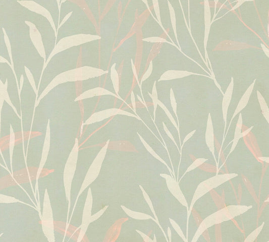 Livingwalls Anna D'Andrea  Blätter Creme Grün - 10,05 m x 0,53 m