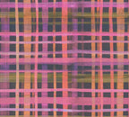 Mustertapete Karo Muster Pink Dunkel - 10,05 m x 0,53 m