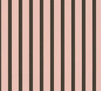 Mustertapete Holzlatten-Optik Rosa & Schwarz - 10,05 m x 0,53 m
