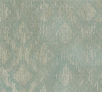 Mustertapete Ornament Grün-Beige Vintage - 10,05 m x 0,53 m