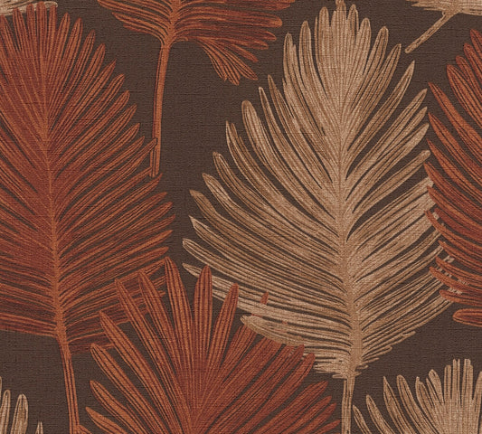 Livingwalls Metropolitan Stories Hot Spots Aria - Monte Palace Modern Braun Rot - 10,05 m x 0,53 m