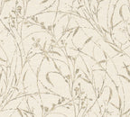 Mustertapete Wildblumen Cremebeige - 10,05 m x 0,53 m