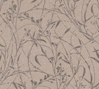 Mustertapete Wildblumen Altrosa - 10,05 m x 0,53 m