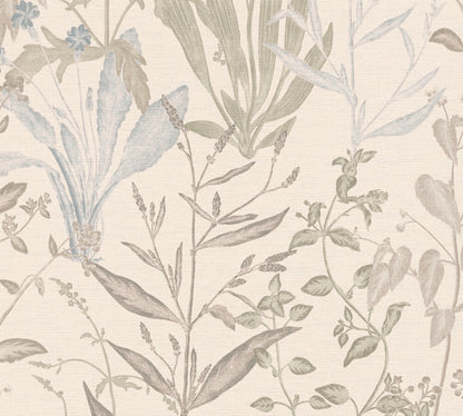 Livingwalls Vibes & Styles Elodie - Maison Botanique Blätter Creme - 10,05 m x 0,53 m