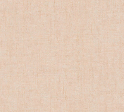 Mustertapete Leinenoptik Pastellrosa Zart - 10,05 m x 0,53 m