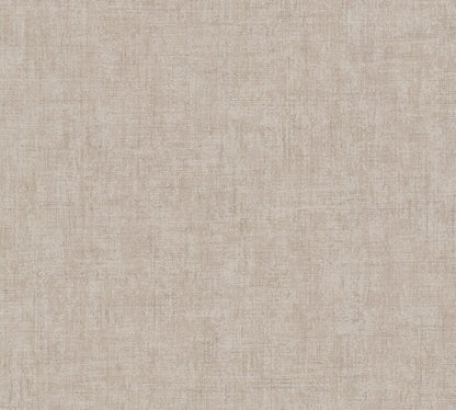 Mustertapete Leinenoptik Taupe Elegant - 10,05 m x 0,53 m